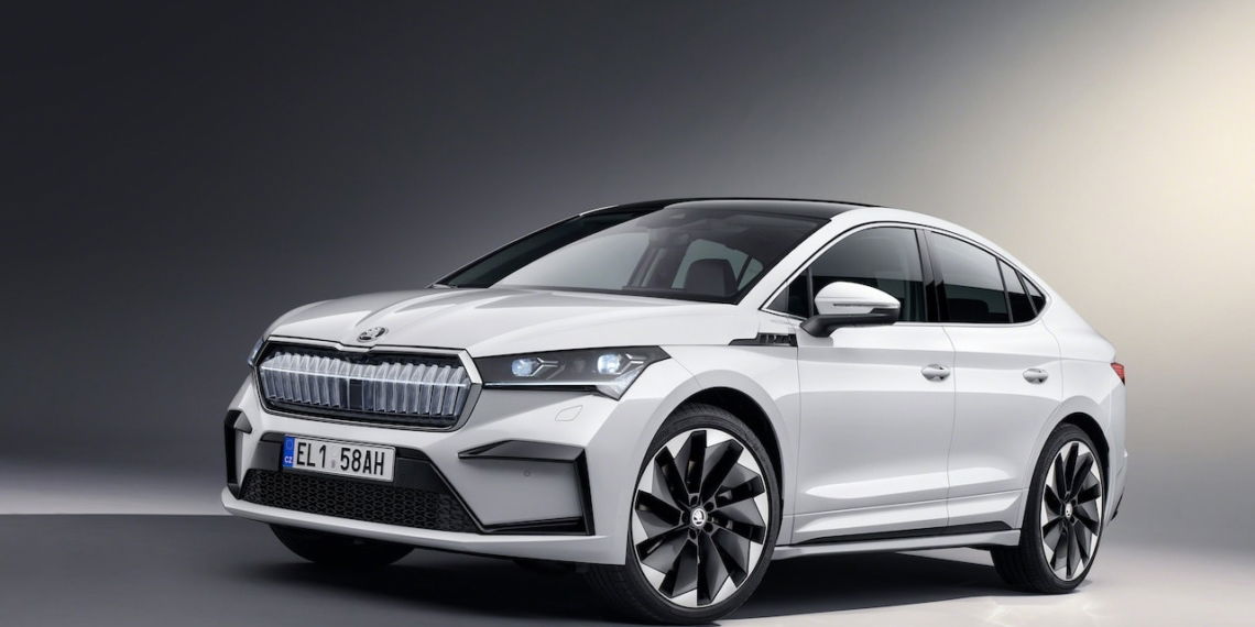 Elektroauto-Skoda-Enyaq-Coupé-Front