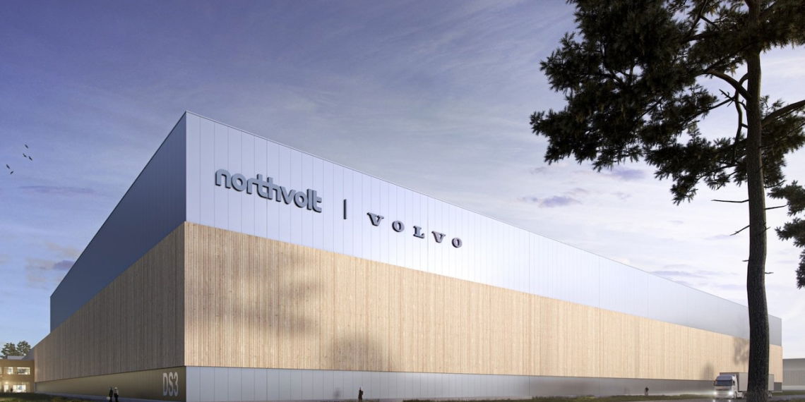 Volvo-Northvolt-Elektroauto-Batteriefabrik