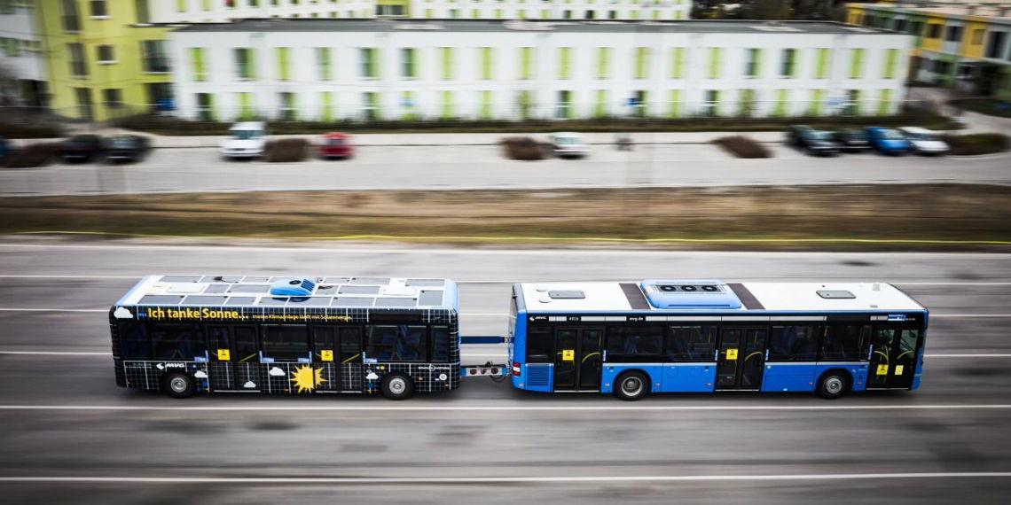 Sono Motors & MVG: Solarbusanhänger für Münchner Busse vorgestellt