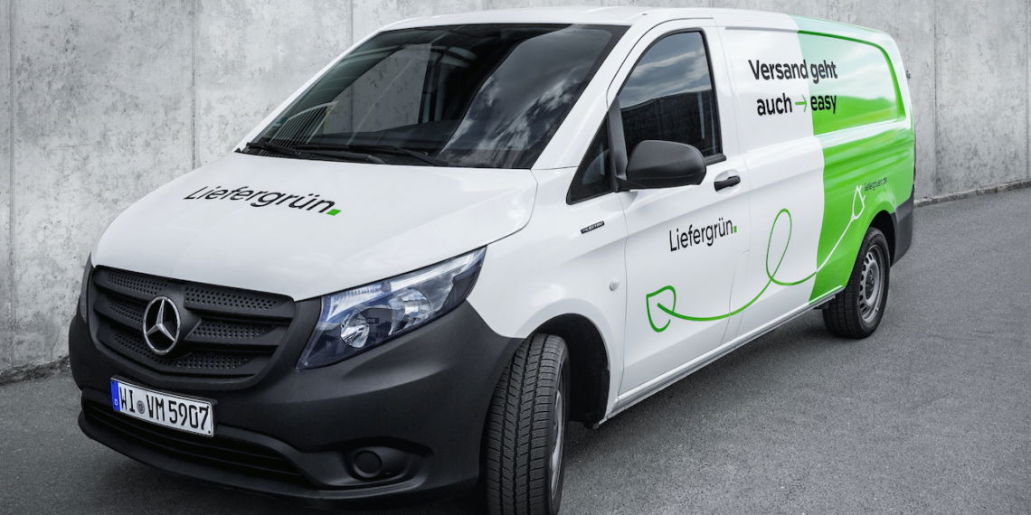 Liefergrün-Elektrotransporter-eVito