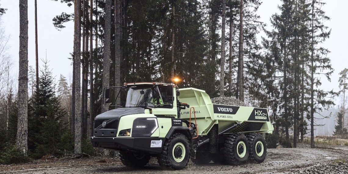 Volvo-Brennstoffzelle-Wasserstoff-Kipper-Dumper