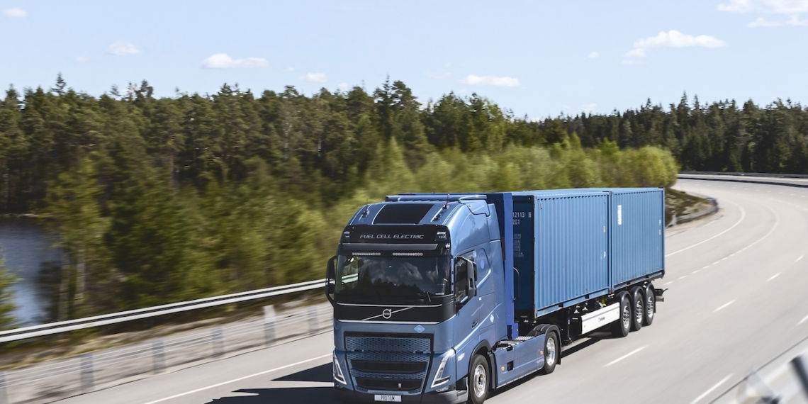Volvo-Wasserstoff-Lkw