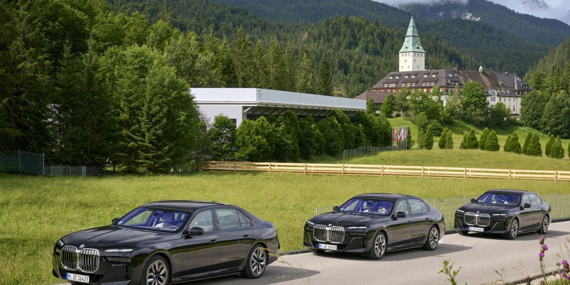 Hochsicherheitsfahrzeug-BMW-Elektroauto-i7