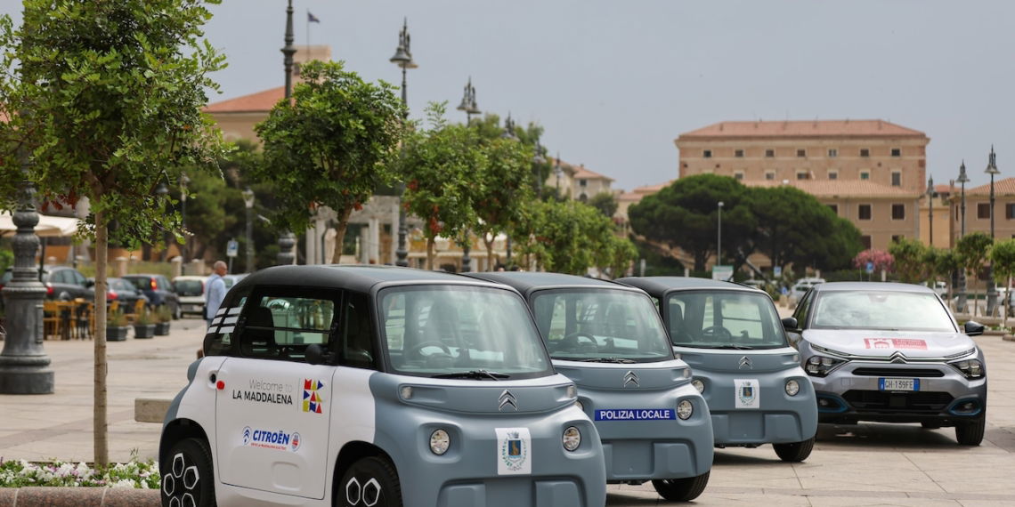 Citroën-elektroautos-La Maddalena-Umweltschutz