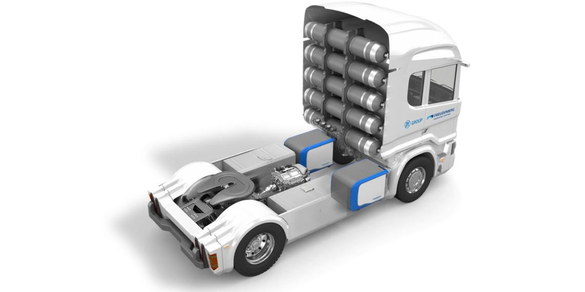 Brennstoffzellen-Batterie-Hybrid-Antrieb soll Schwerverkehr revolutionieren