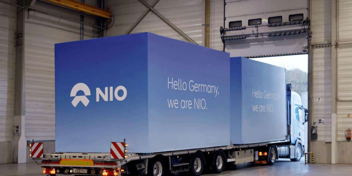 NIO: erste Power Swap Station aus ungarischem Werk ausgeliefert