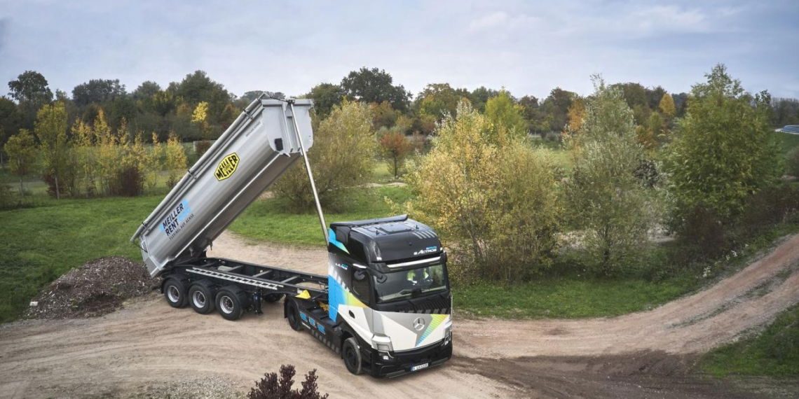Studie: Mercedes Trucks mit neuem Elektro-Lastwagen