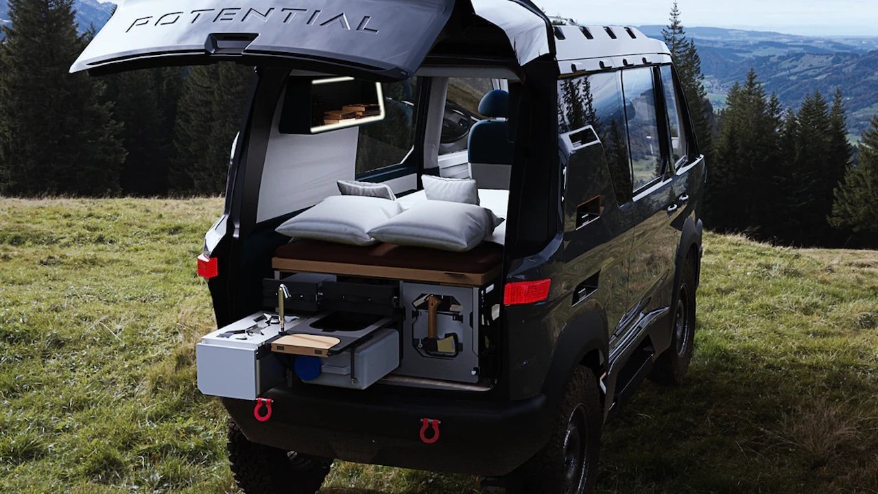 Potential-Motors-Elektro-Camper-Adventure-1-Küche-Bett