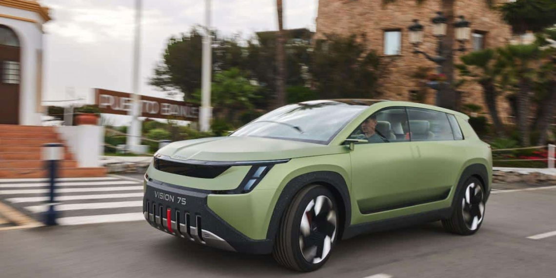 Erste Fahrt im Skoda Vision 7S - Unsere Eindrücke