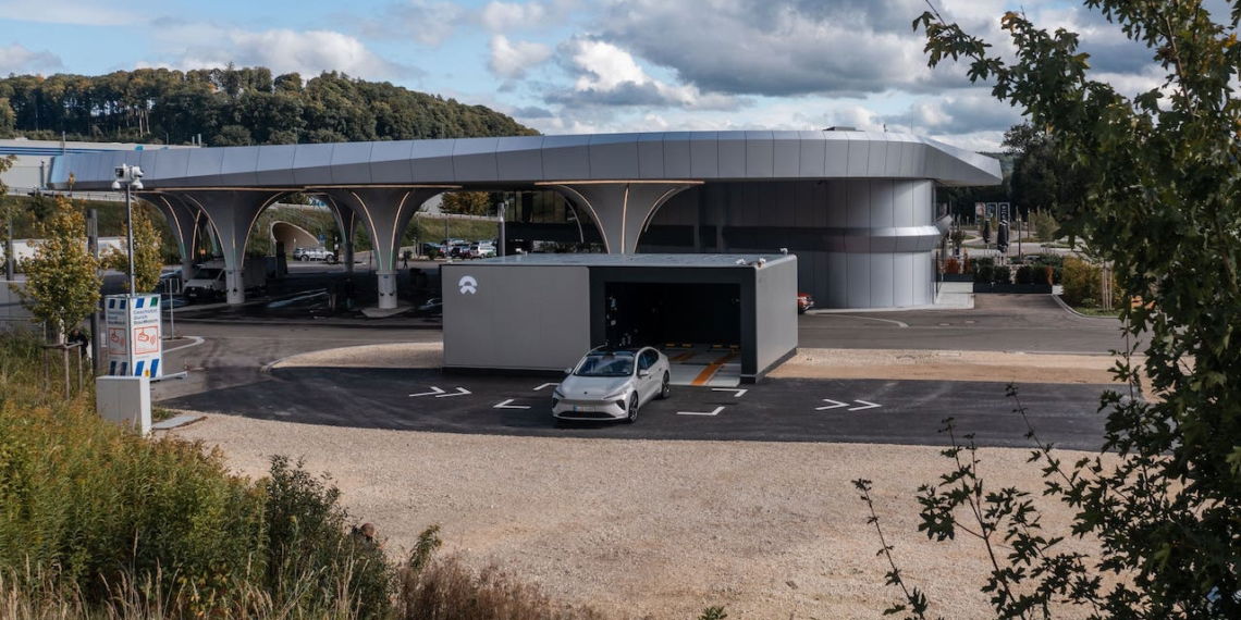 Voller Akku binnen fünf Minuten: Nio eröffnet 1.200ste Akku-Wechselstation