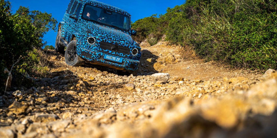 Erste Fahrt in der elektrischen Mercedes G-Klasse / Mercedes EQG