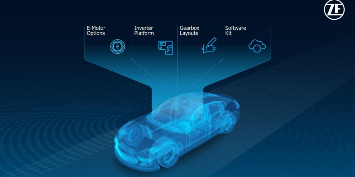 ZF stellt neue E-Antriebe für Pkw und Nfz vor