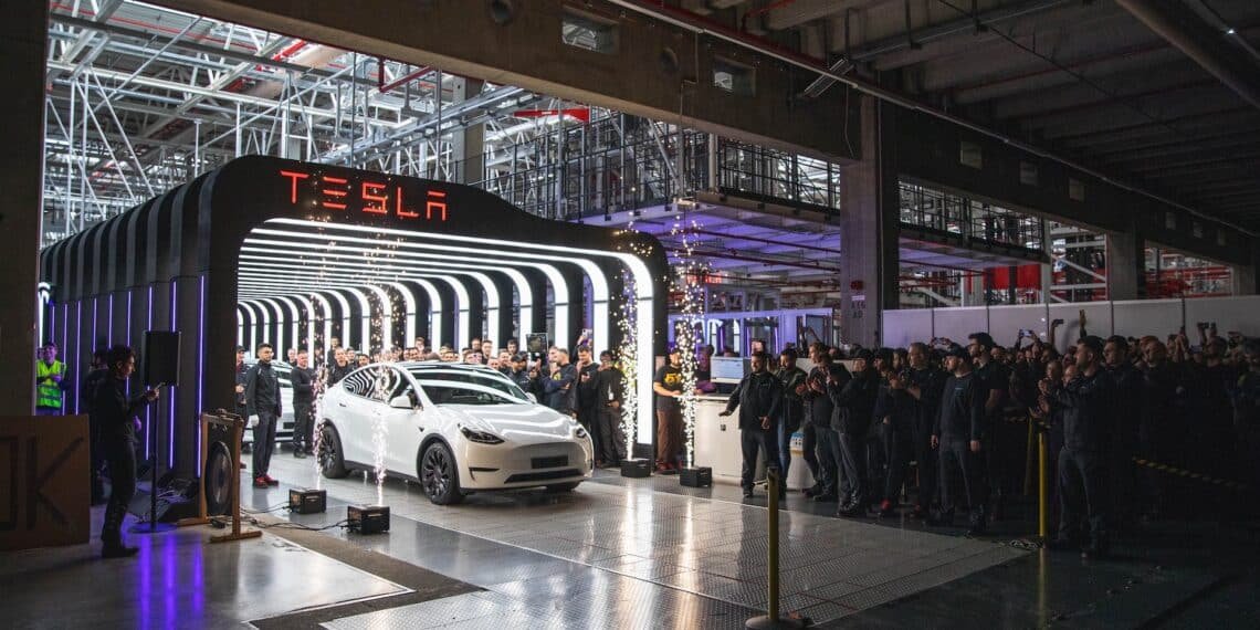 Teslas Gigafactory in Grünheide erreicht Fertigungszahl von 5.000 Model Y pro Woche