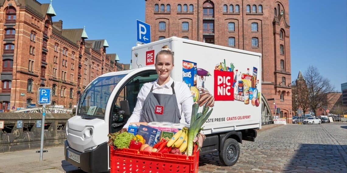 Online-Supermarkt Picnic hat mehr als 1.400 Elektro-Vans im Einsatz