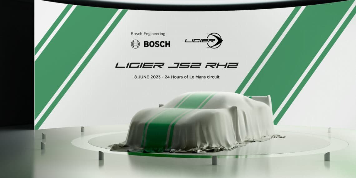 Bosch und Ligier schließen Partnerschaft für Wasserstoff-Hochleistungsfahrzeuge
