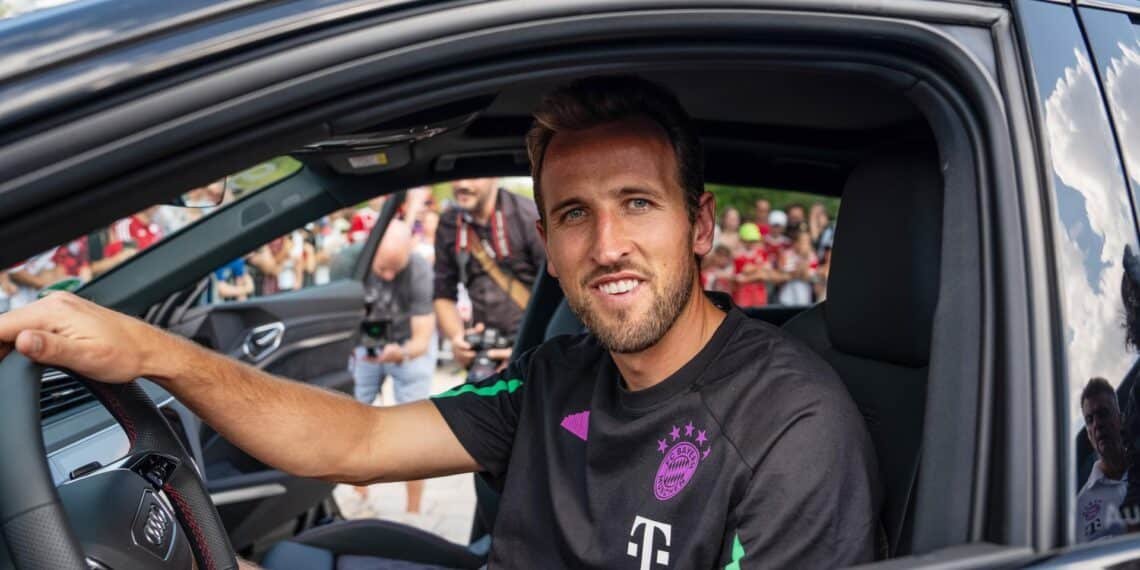 Bayern-Star Harry Kane fährt nun ein Elektroauto