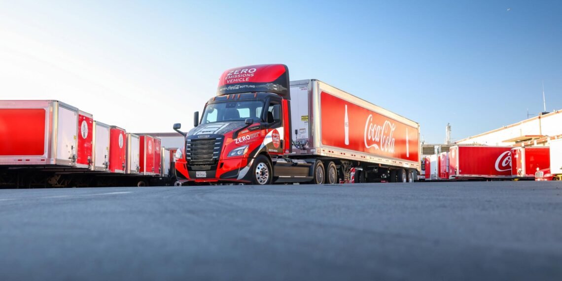 Elektrische Trucks für Coca-Cola Bottling
