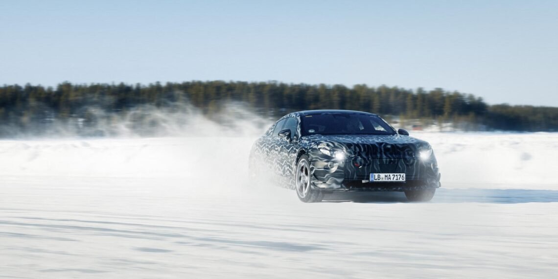 Mercedes-AMG testet AMG.EA-Elektroplattform im Eis