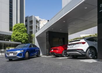 Audi charging hub Tokyo