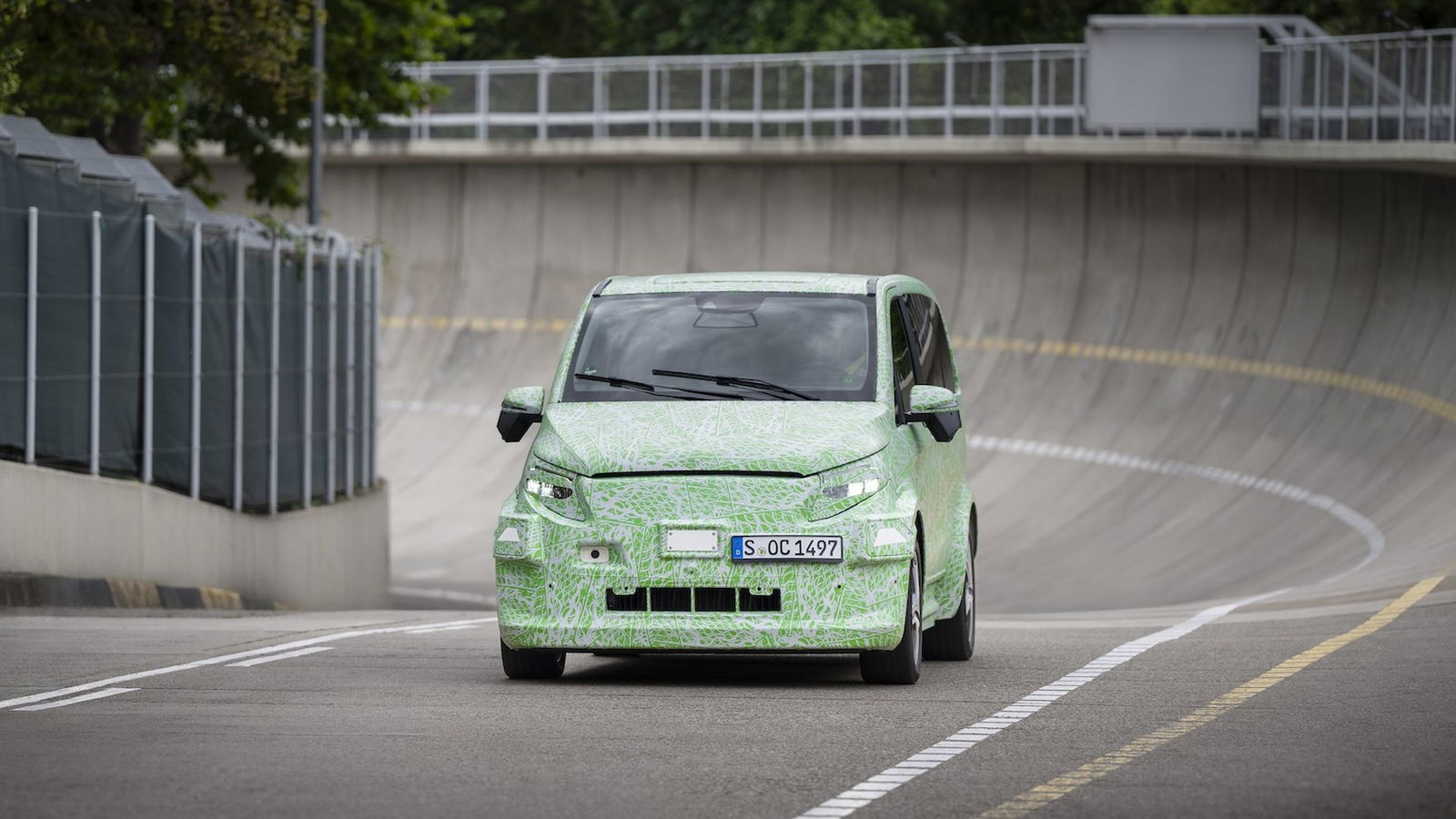 Nordkap: Mercedes testet neue Elektro-V-Klasse