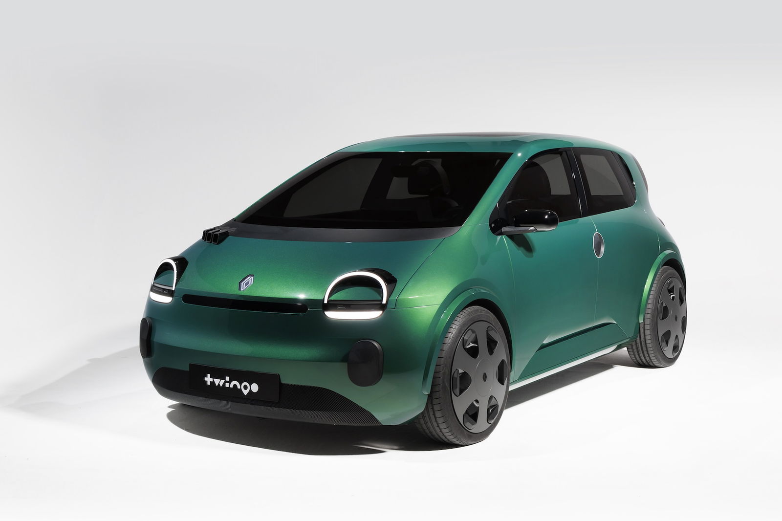 Prototyp eines Elektroautos Twingo E-Tech Electric