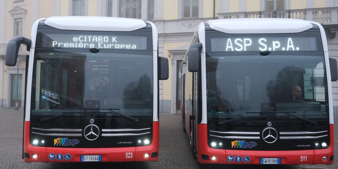 Asti-Italien-Elektrobusse