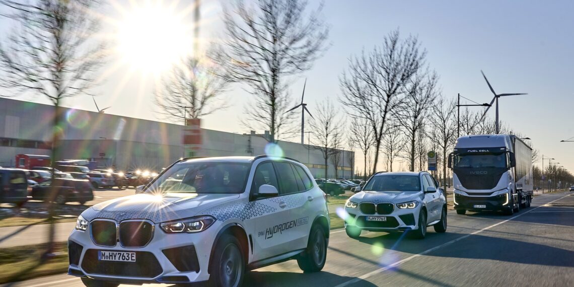 BMW-Wasserstoffauto-iX5-Logistik