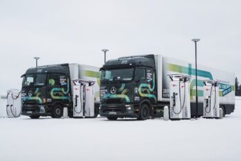 Mercedes-Benz Trucks eActros 600 Wintertesting