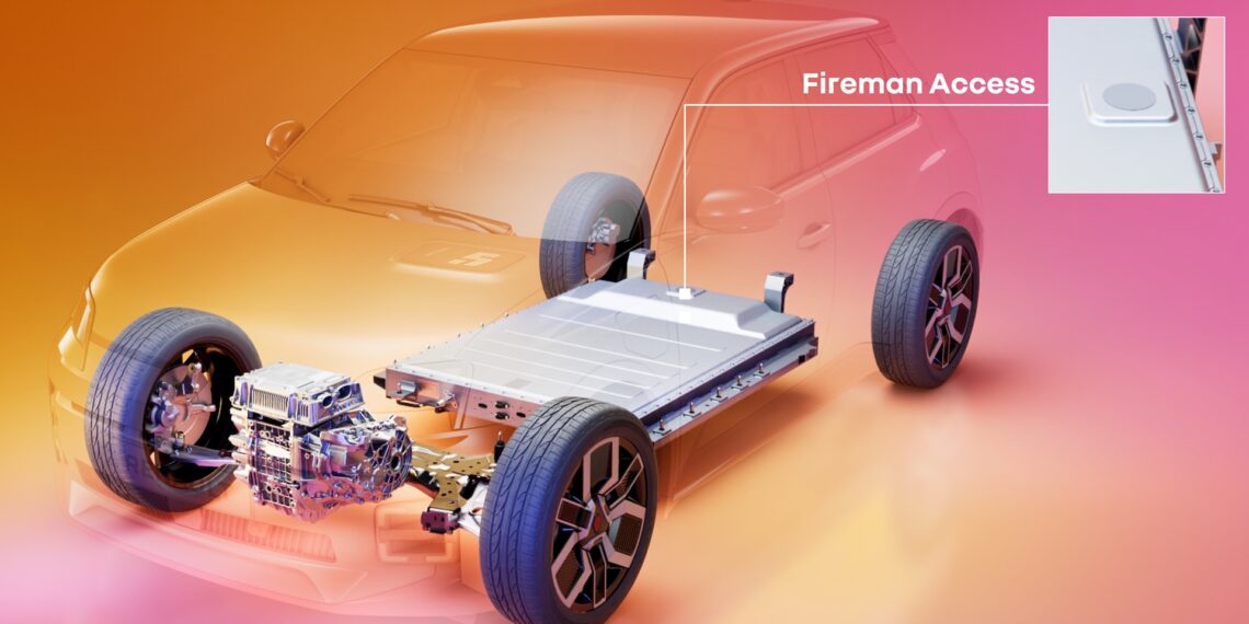 Renault Elektroauto Fireman Access