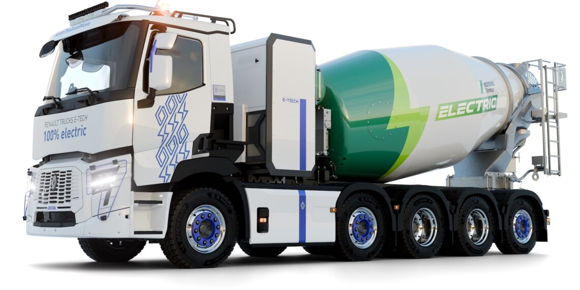 Renault Trucks E-Tech C 10x4 Mixer Schwing Stetter