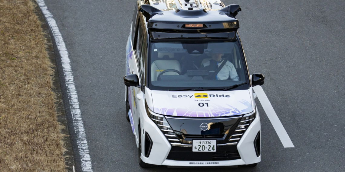 Nissan testet autonomes Fahren in Yokohama