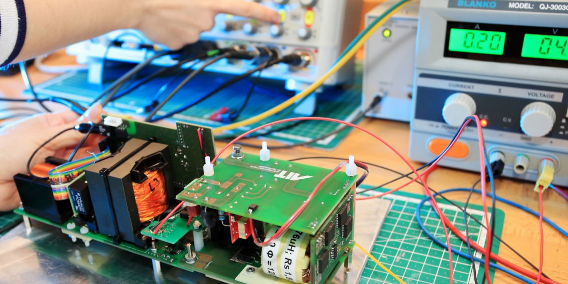 Ein Prototyp des Gallium Nitrid Onboard Chargers