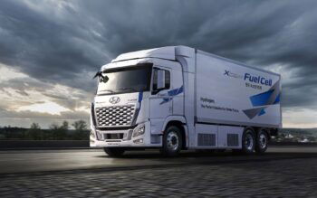 Hyundai zeigt Xcient Fuel Cell Wasserstoff-Lkw für Amerika