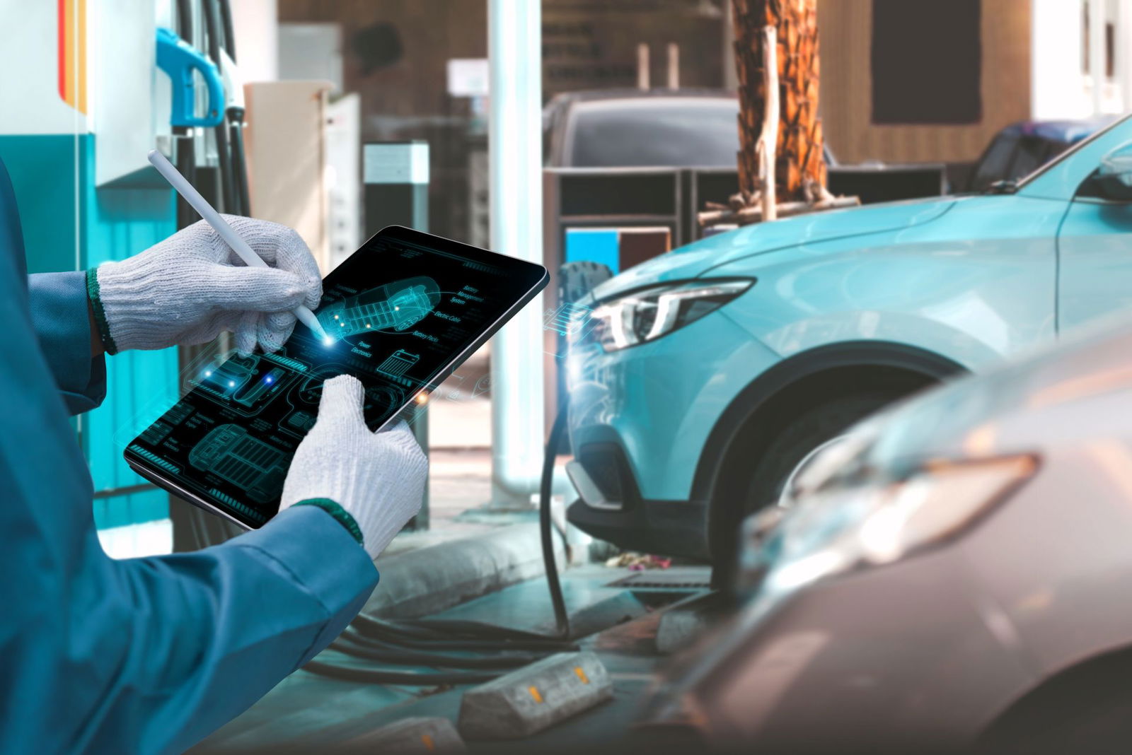 Batterie-mit-Klebeband-Werkstatt-Realit-t-in-China